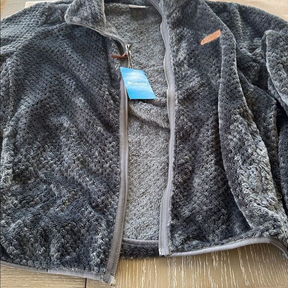 Columbia Gray Warm Sherpa Fleece Jacket Performance Outdoors Women’s Sz XXL NWT - Picture 14 of 16